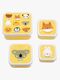 A Little Lovely Company Lunchbox-Set, Tierfreunde