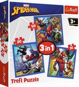 Trefl Spider-Man Puzzles 3-in-1