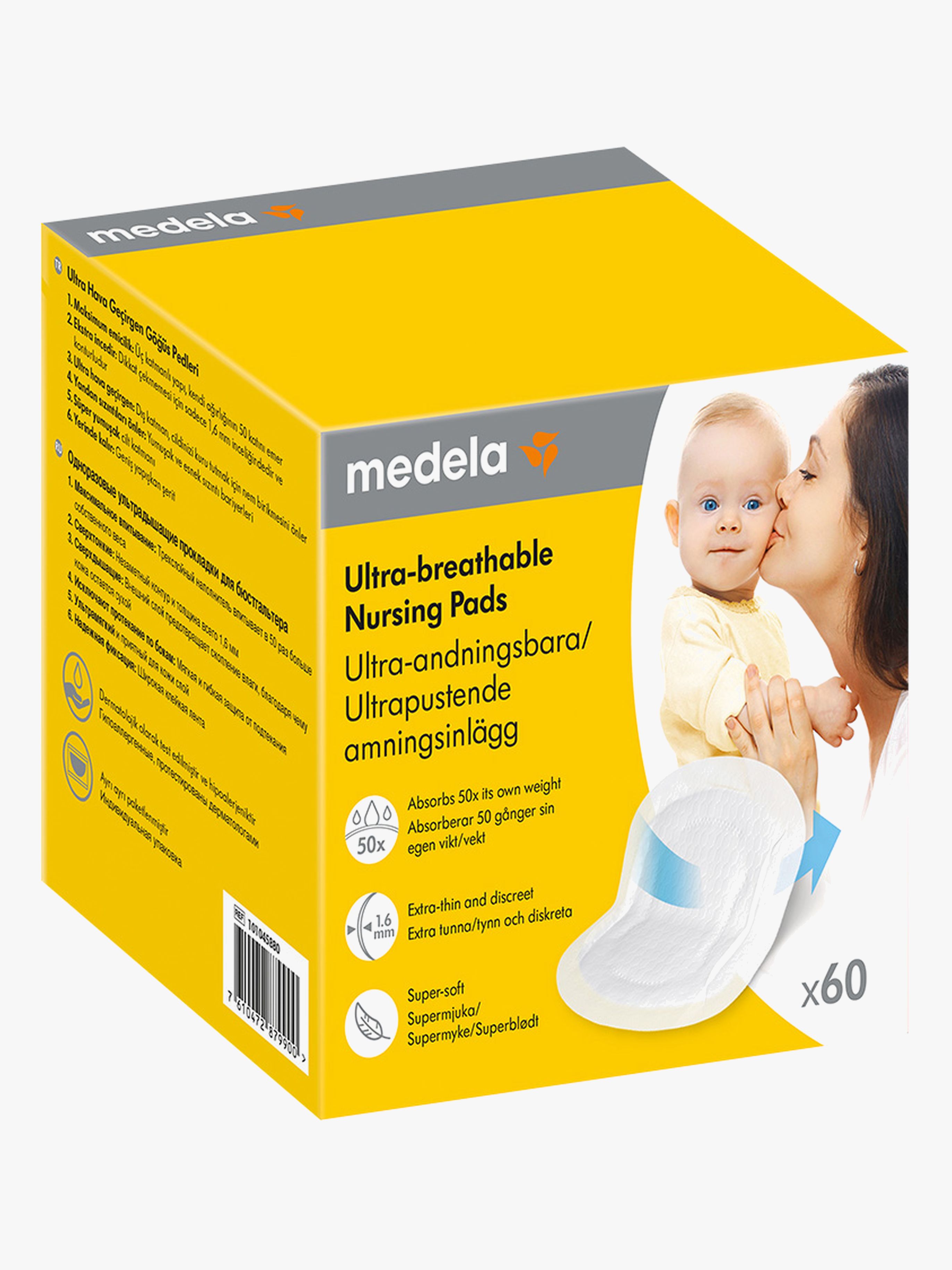 Ultra Atmungsaktive Stilleinlagen 60er-Pack