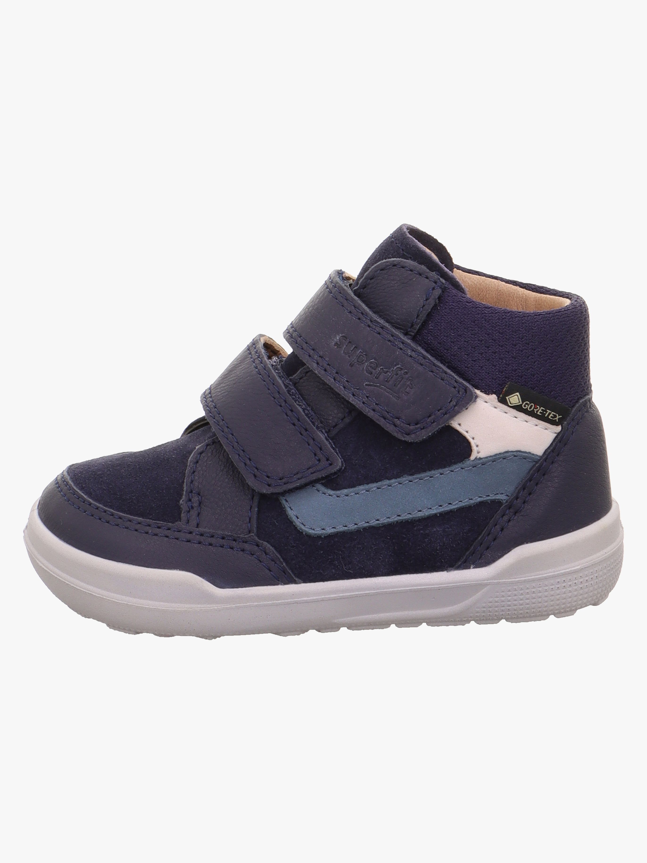 Superfit Superfree 2.0 Barefoot GTX Wasserdichte Mid Kinder Sneaker, Blue, 20, Kinderschuhe
