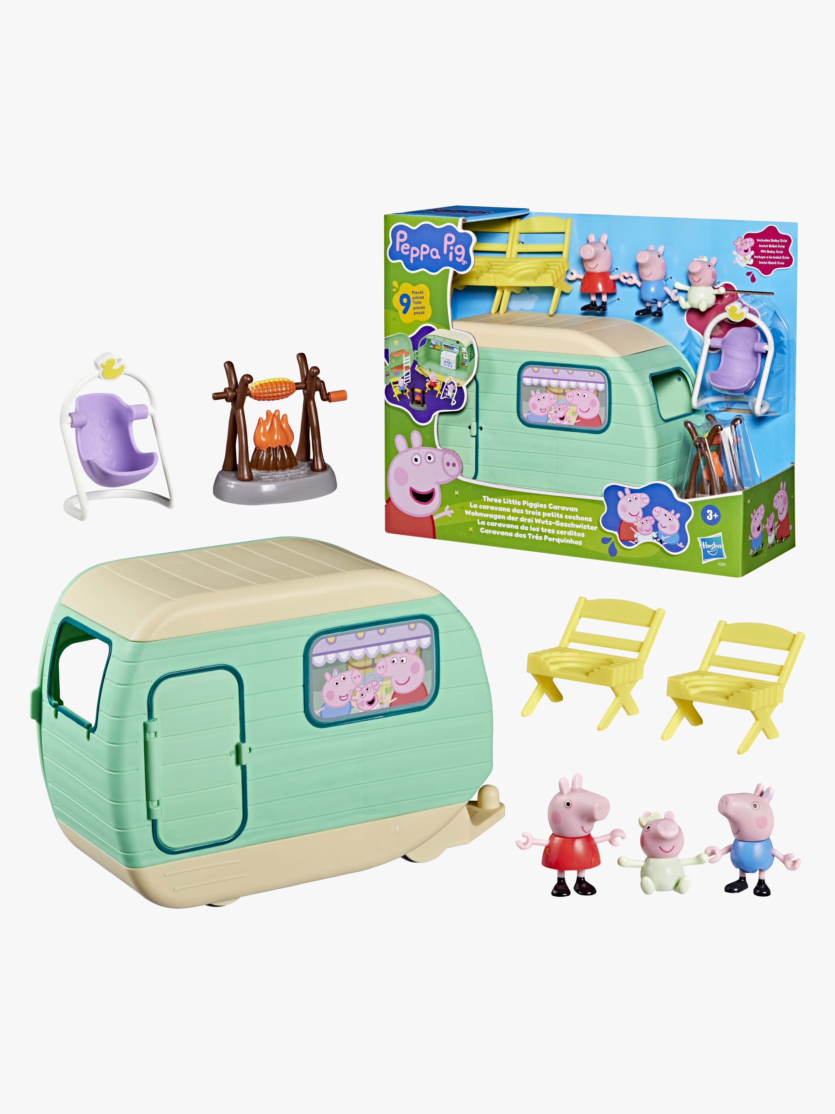 Peppa Wutz Spielset Camping mit Wohnwagen
