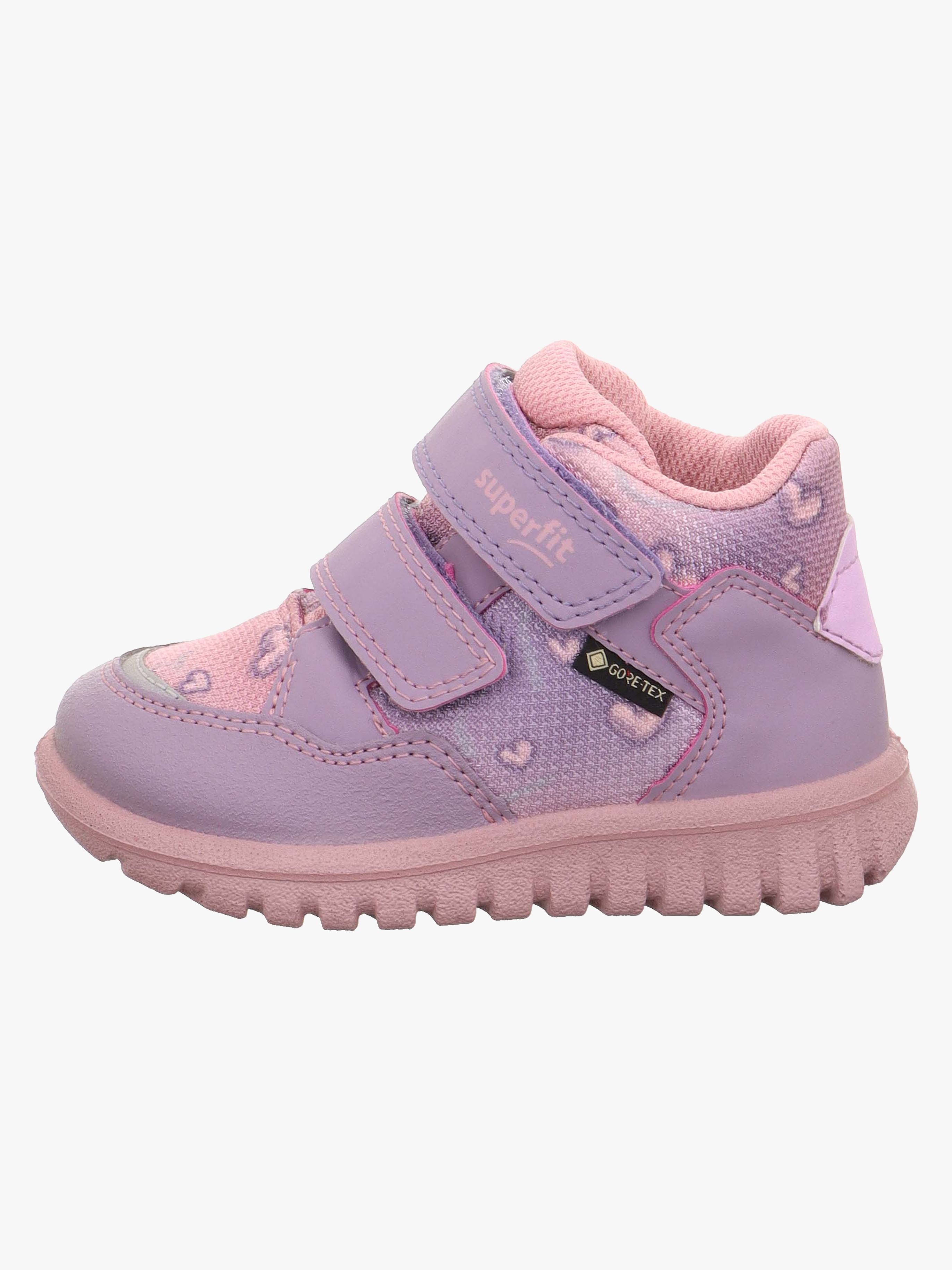 Superfit Sport7 Mini GTX Wasserdichte Mid Kinder Sneaker, Lila/Pink, 22, Kinderschuhe