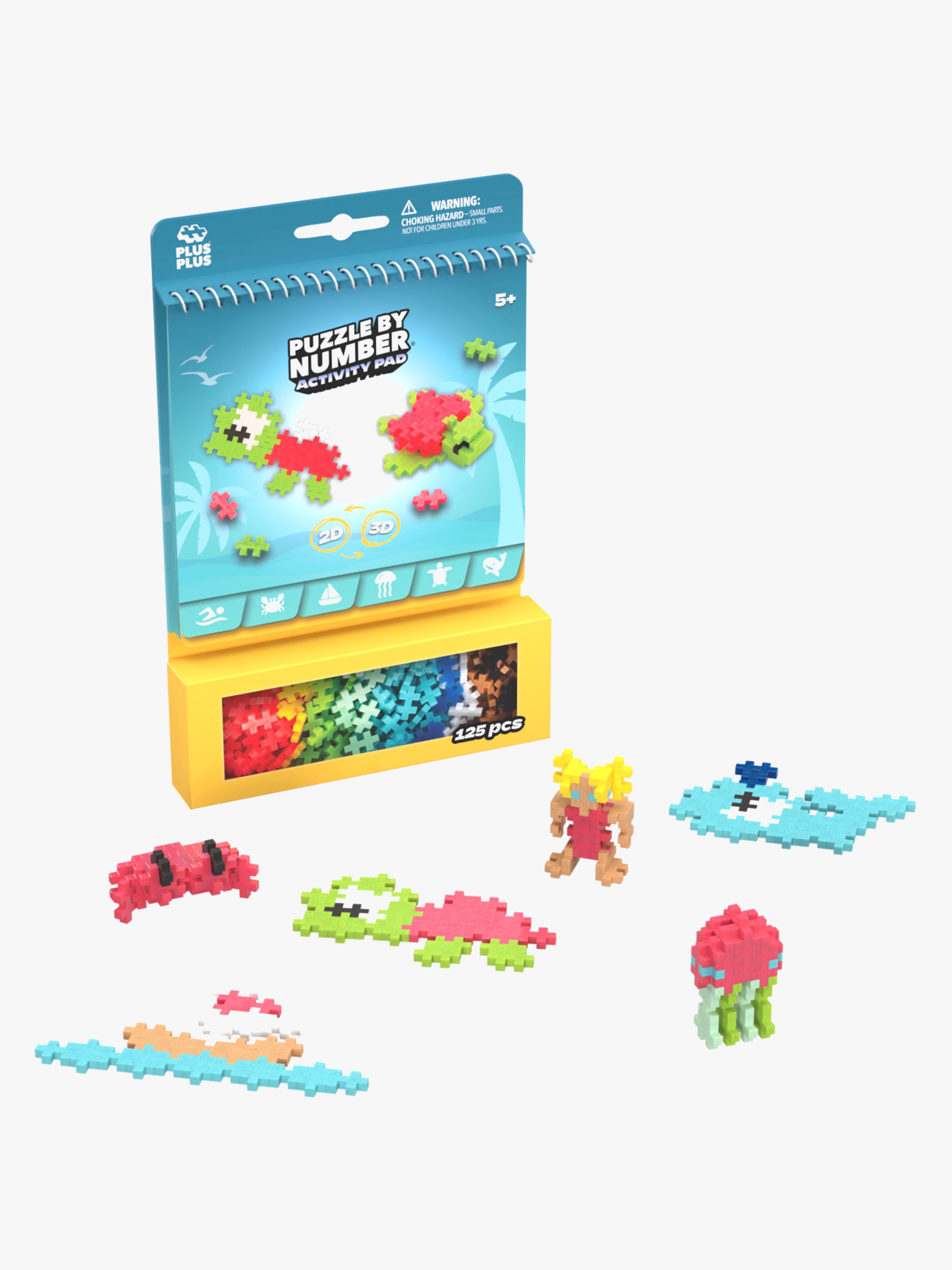 Plus-Plus Activity Pad Ocean And Beach Bausatz