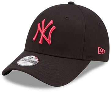 NewEra League Essential 9Forty Baseballkappe, Black/Bright Rose