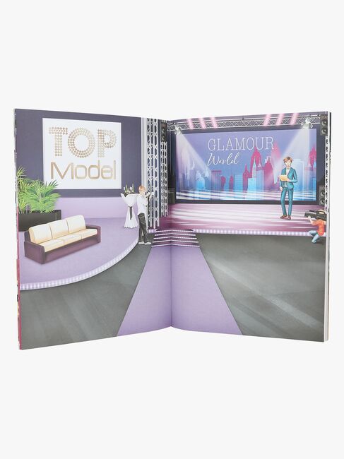 TOPModel Stickerworld Stickerbuch Glamour