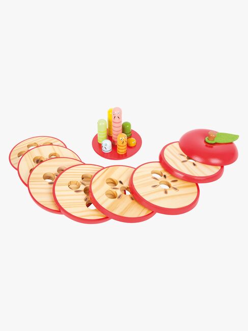 Small Foot Steckkasten Apfel mit Würmern