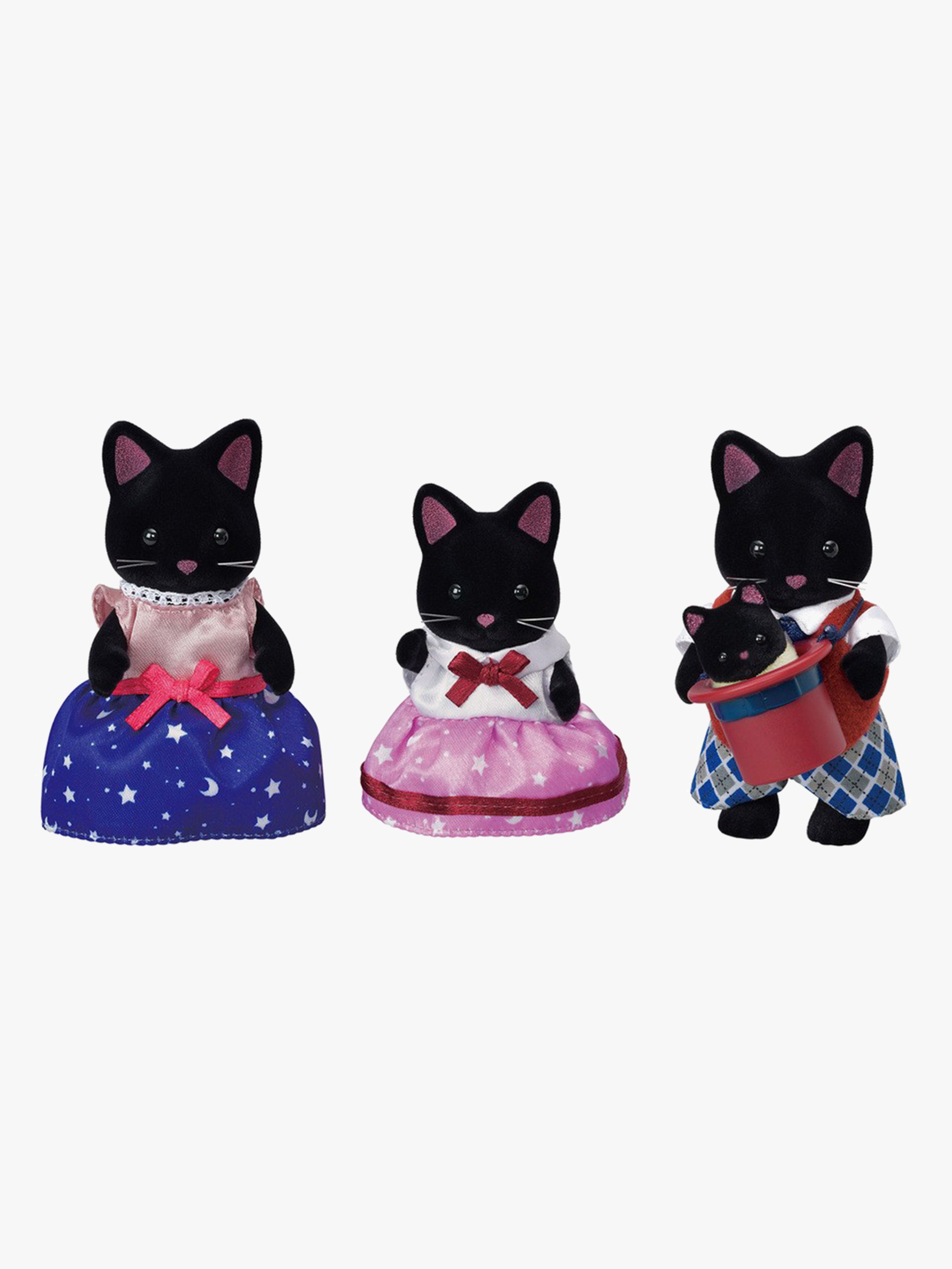 Sylvanian Families Figurenset Mitternachtskatzen-Familie