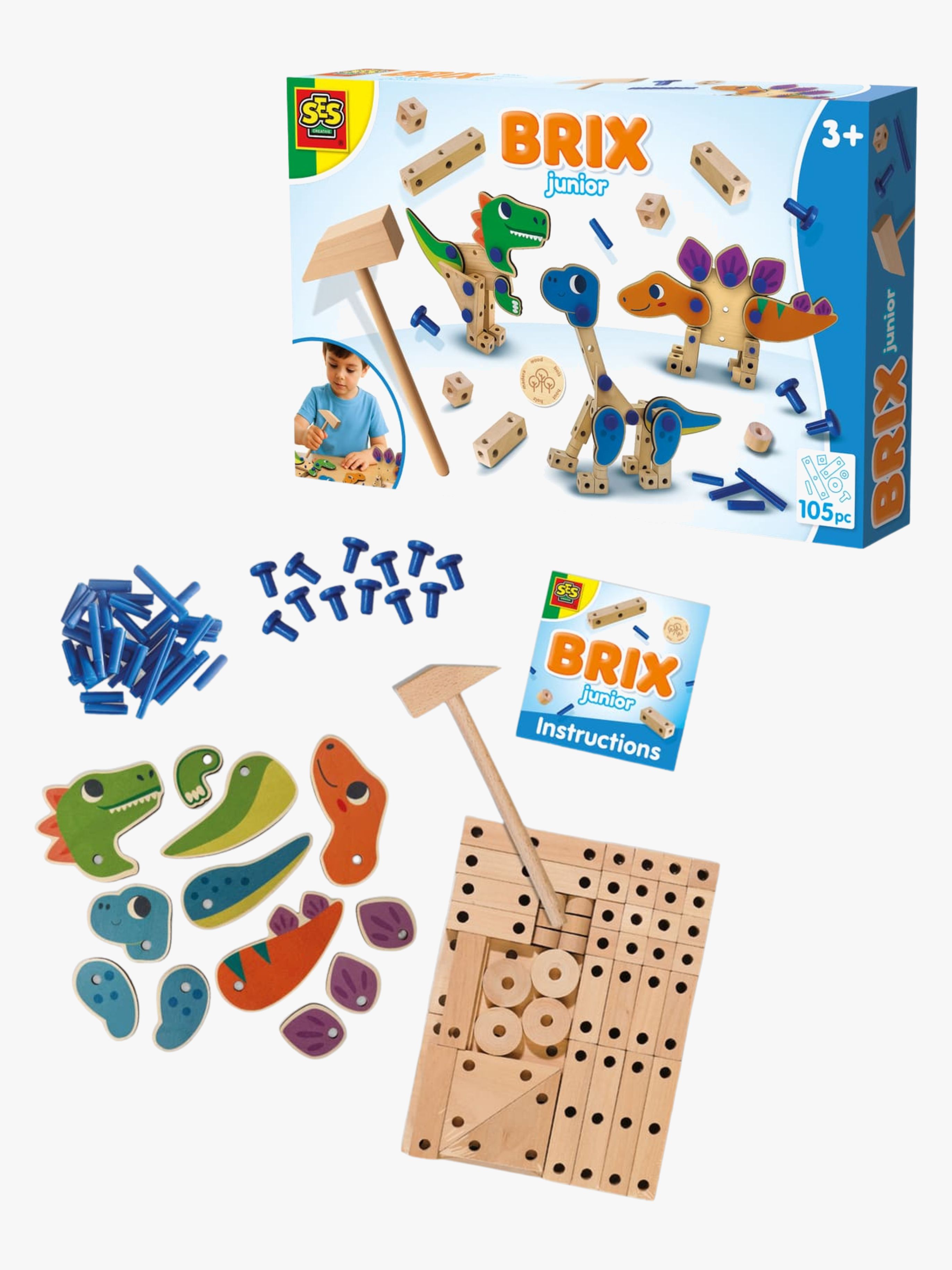 Brix Junior Schreinerei-Set Dinosaurier