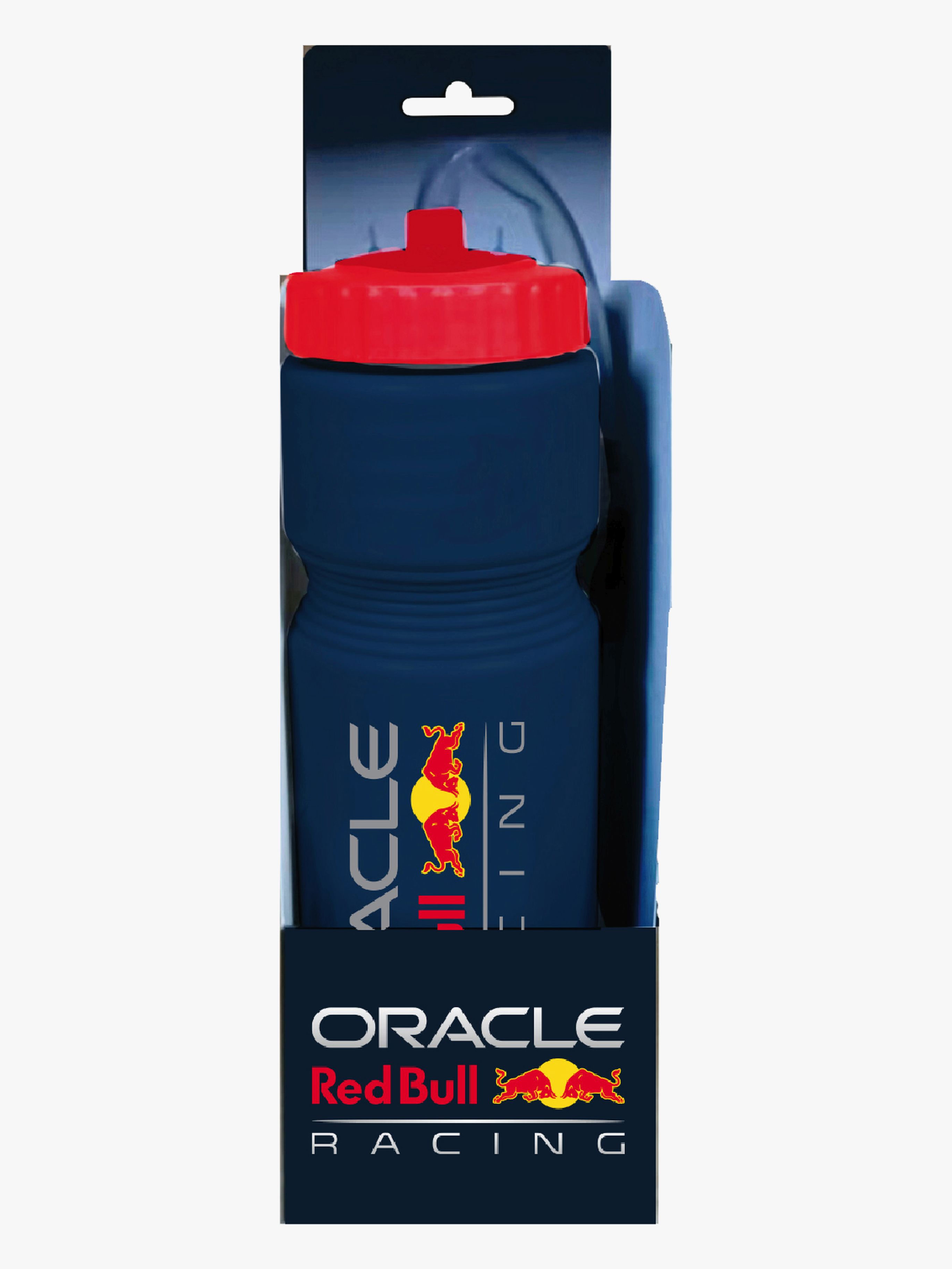 Red Bull Trinkflasche mit Trinkhalm, Blau