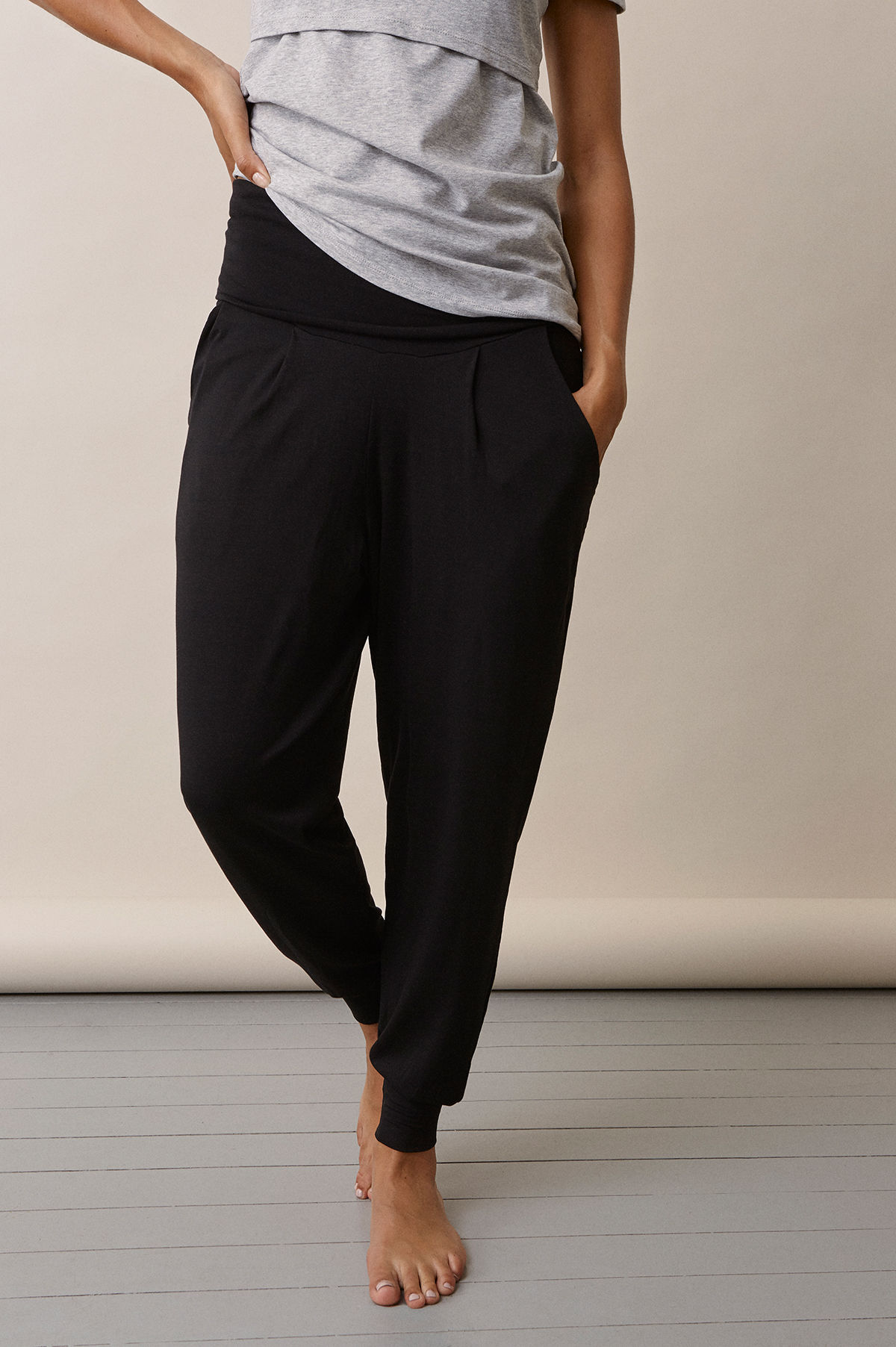 Once On Never Off Easy Pants, Black XS