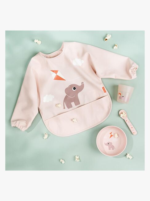 Done By Deer Playground  Langärmlig Lätzchen, Powder