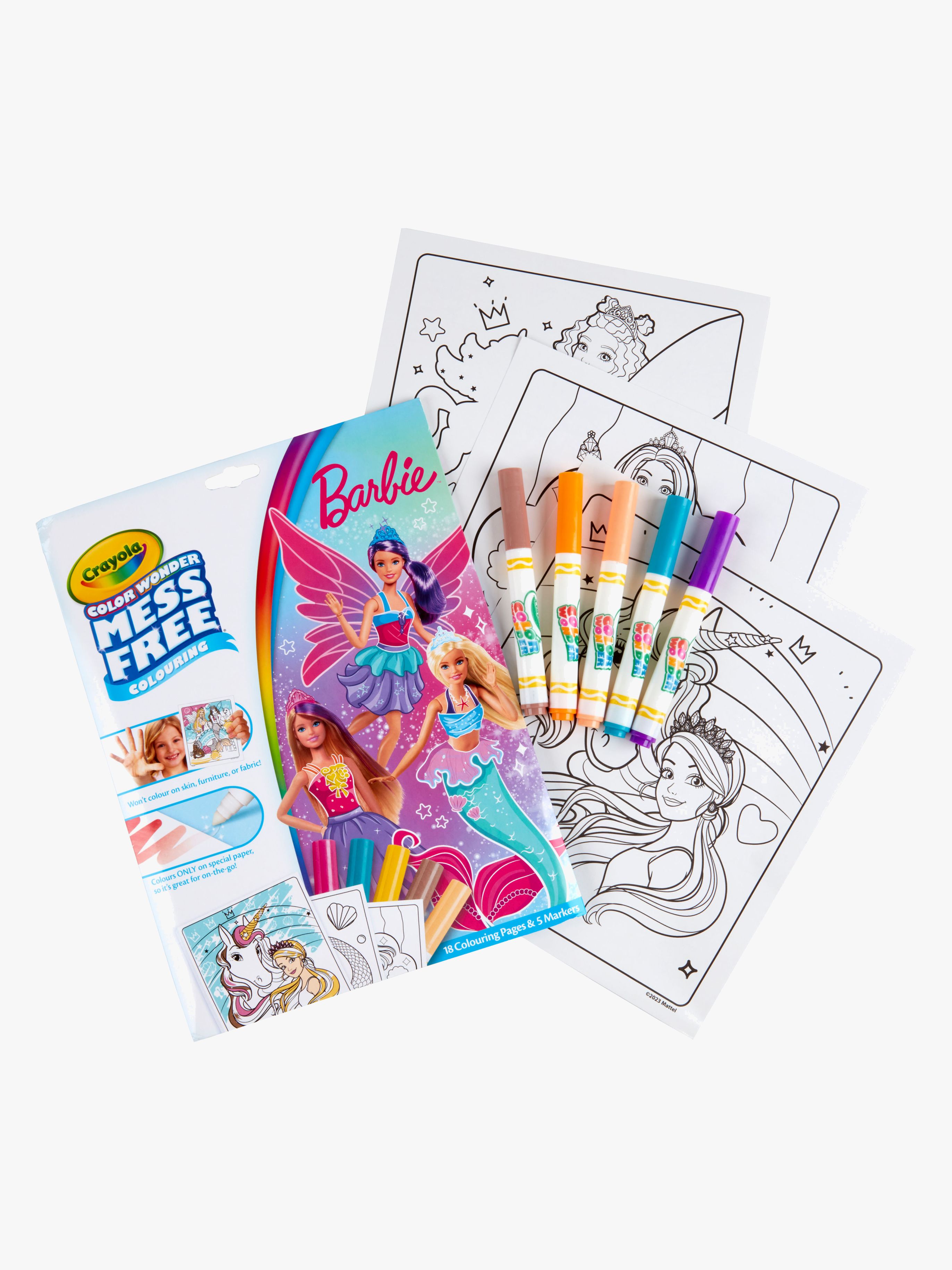 Crayola Barbie Color Wonder Malset