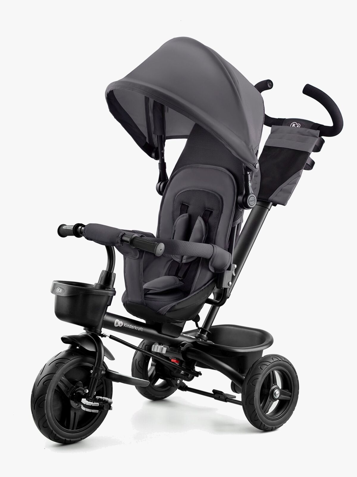 Kinderkraft AVEO 6-in-1 Dreirad, Grau