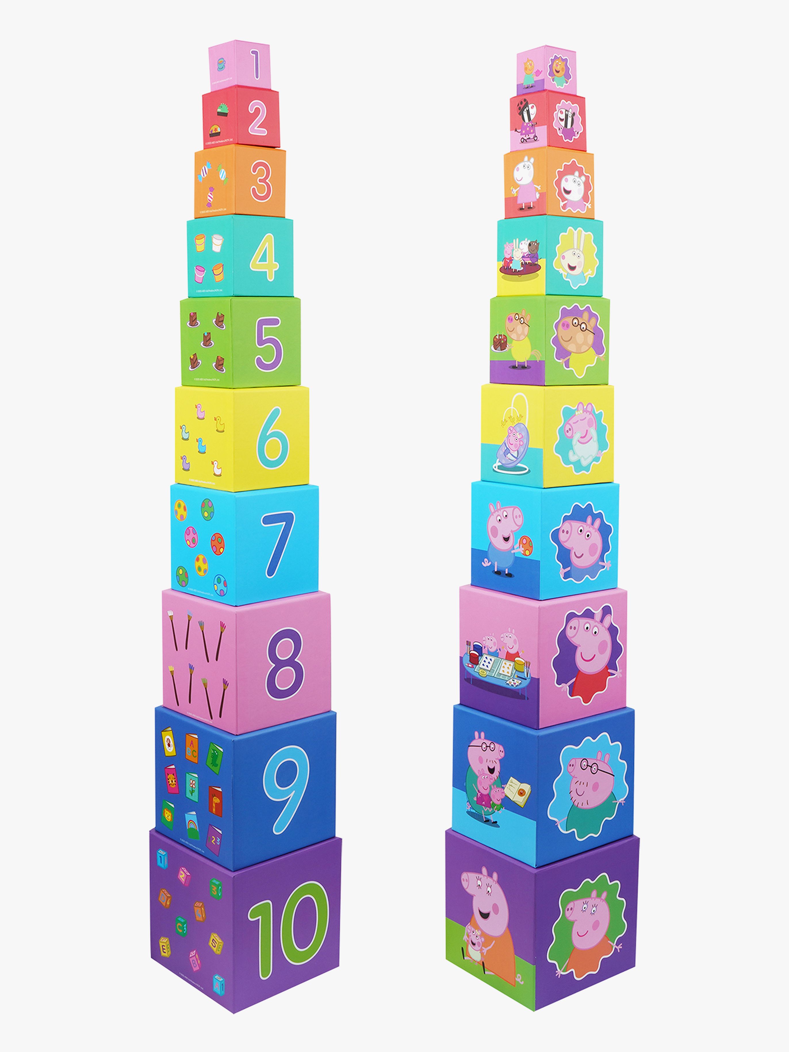 Peppa Wutz Stapelwürfel, Babyspielzeug