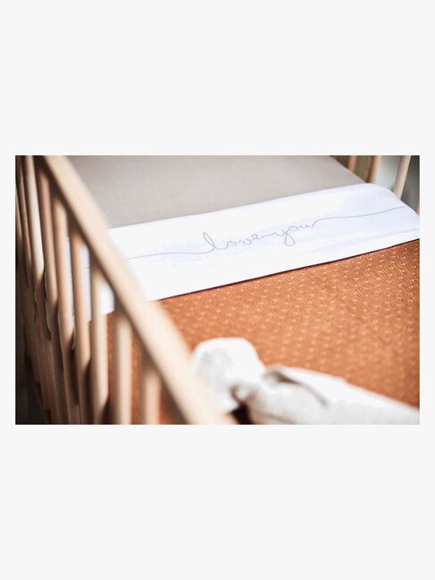 Jollein Spannbettlaken Baumwolljersey 60x120cm, Nougat