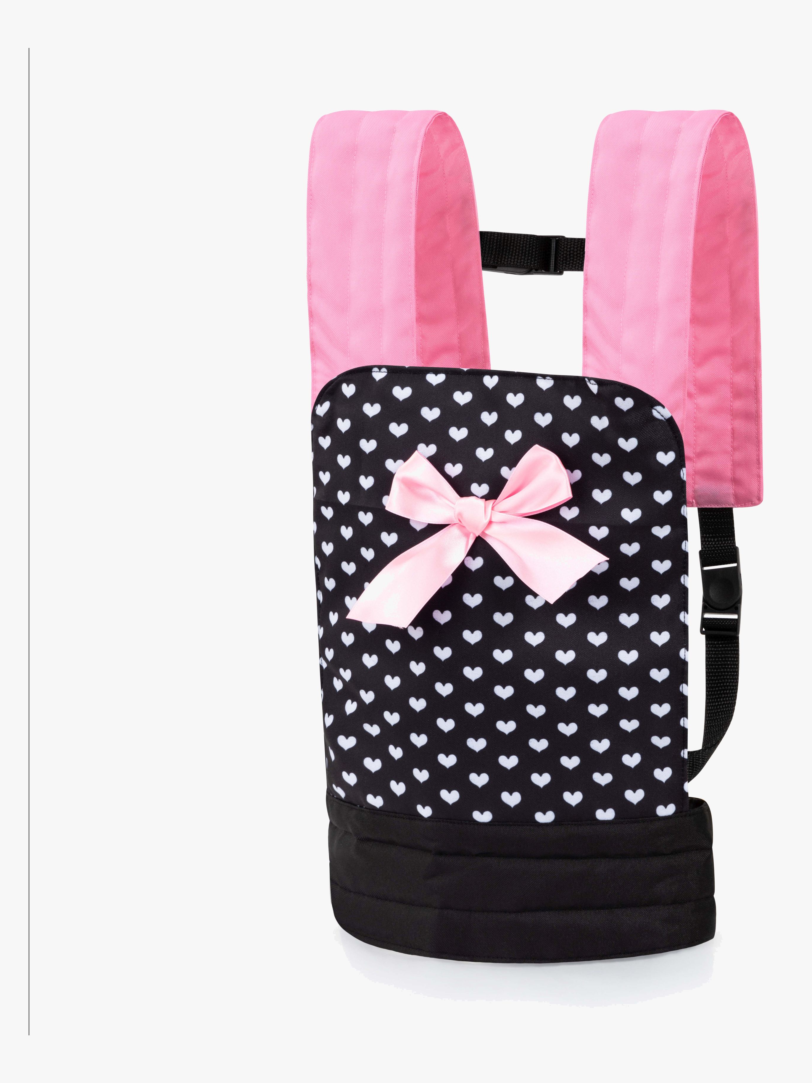 Bayer Design Puppentrage, Schwarz/Rosa