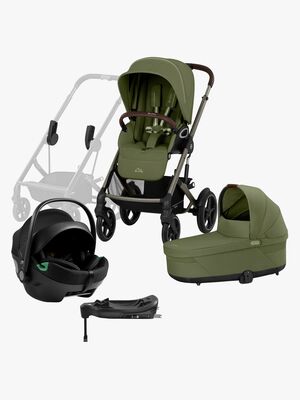 Cybex TALOS S Lux Kombikinderwagen inkl. Axkid GOKID Babyschale & Basis, Moss Green