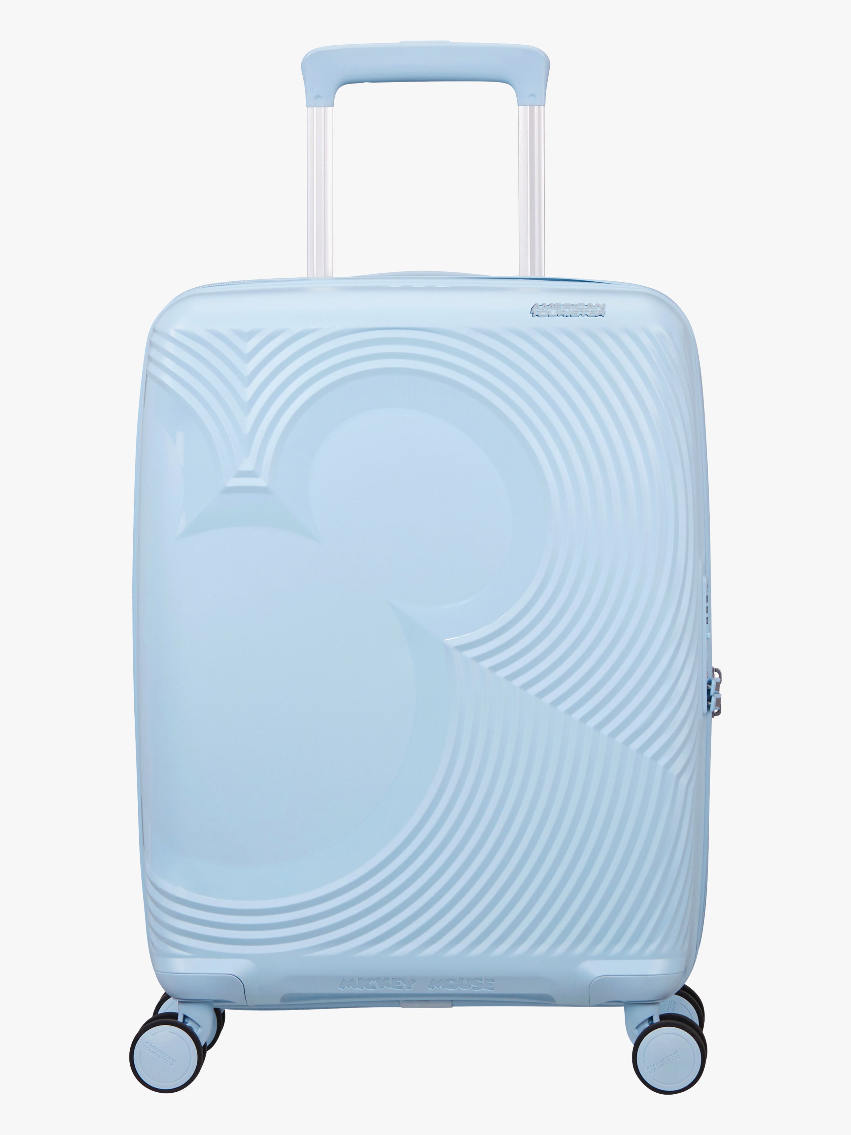 American Tourister Mickey Magic Spinner Koffer 37-44L, Pastel Blue