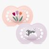 MAM Orginal Schnuller Silikon 2er-Pack 6-16m, Rosa