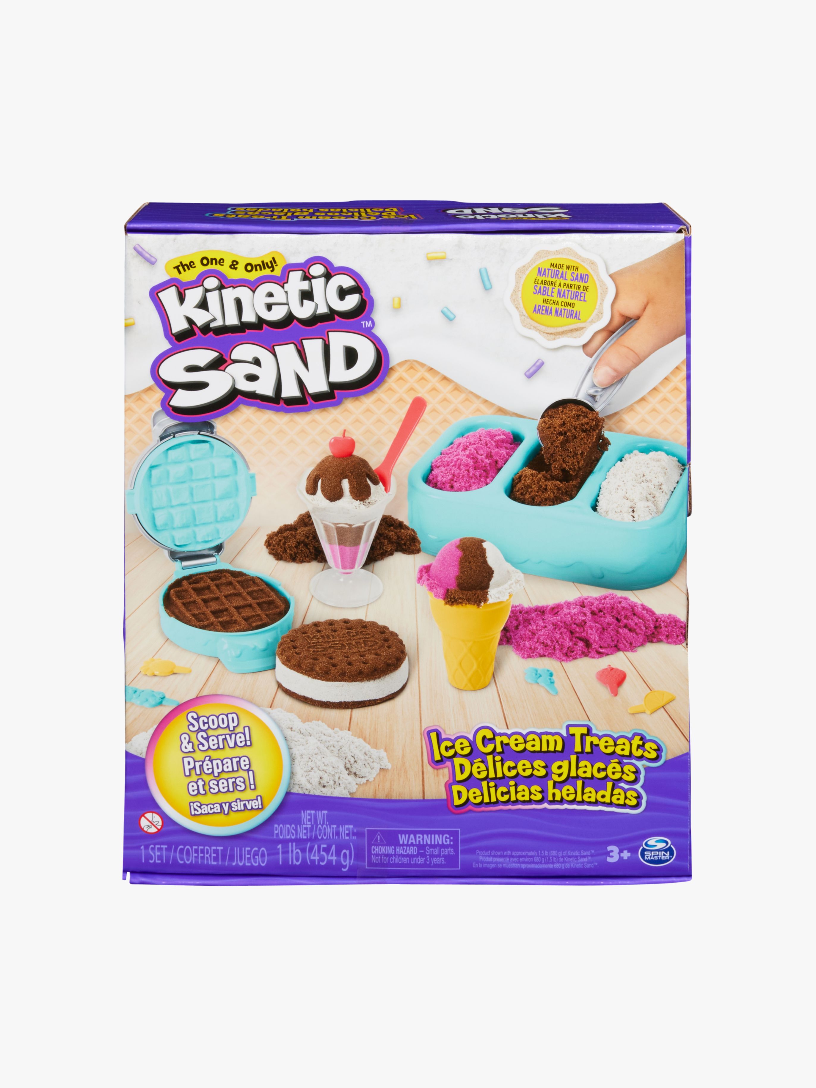 Kinetic Sand Spielset Ice Cream Treats