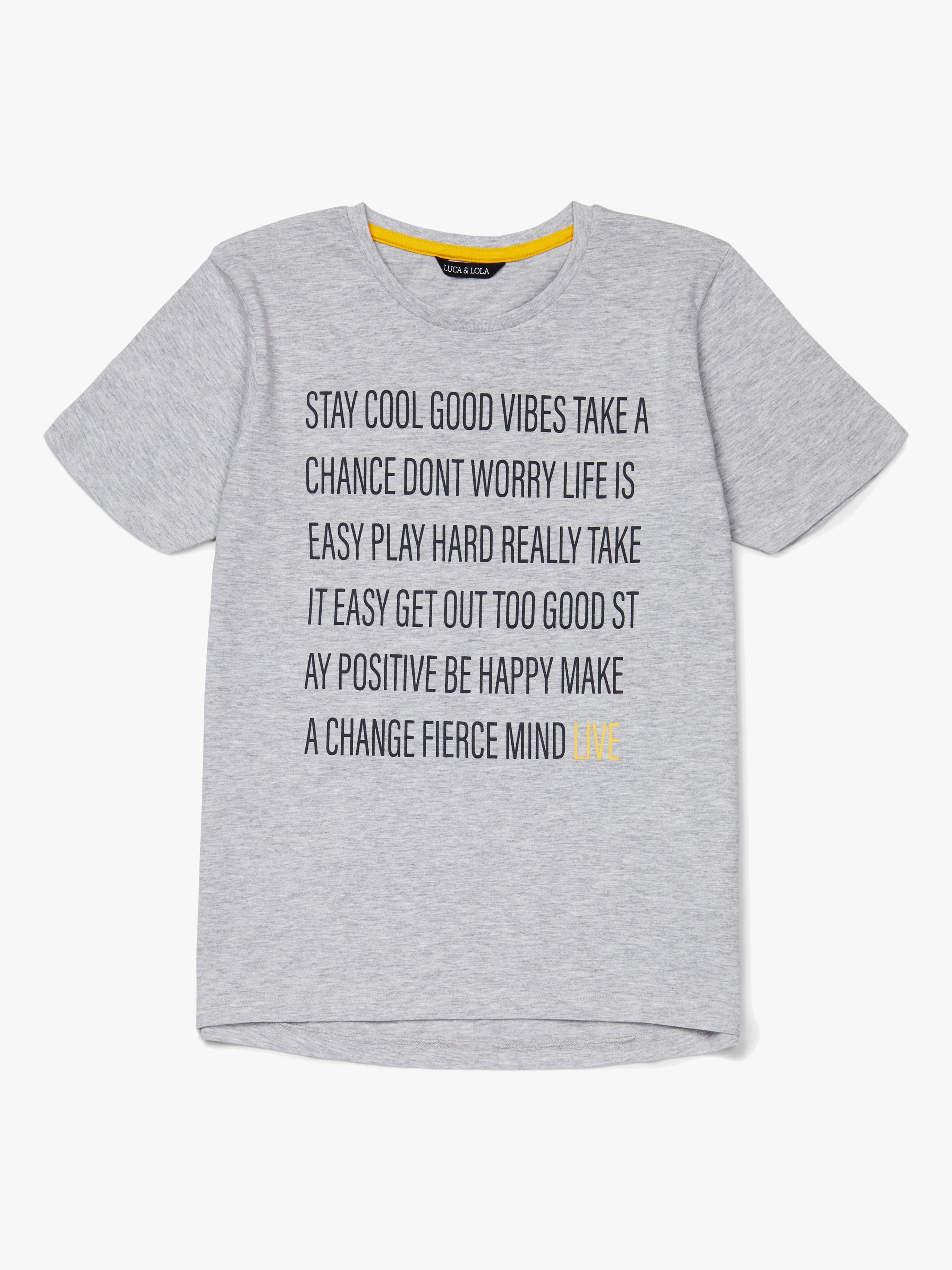 Luca &  Lola Gino T-Shirt, Grey 98-104
