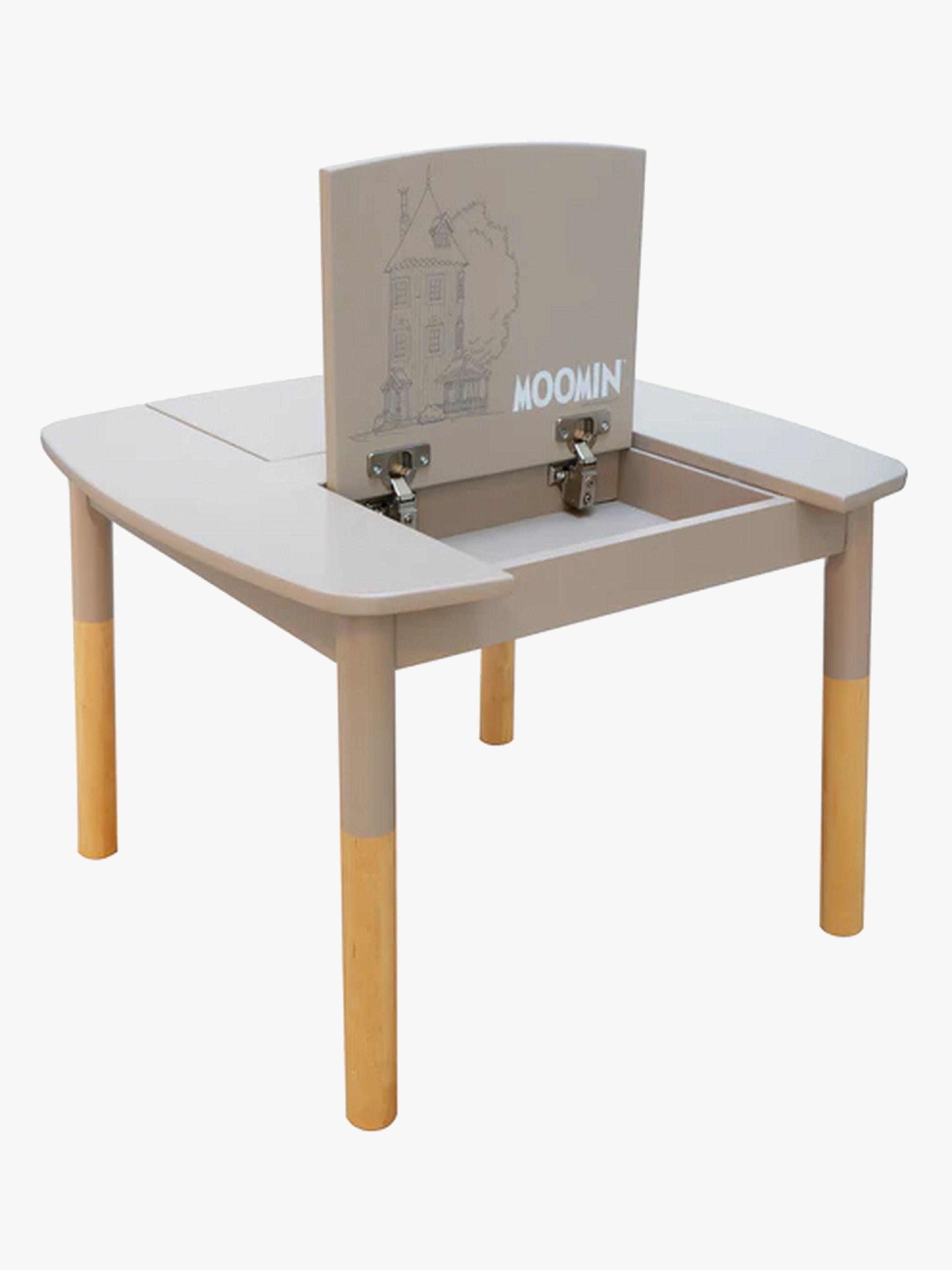 Mumin Tisch mit Stauraum, Beige