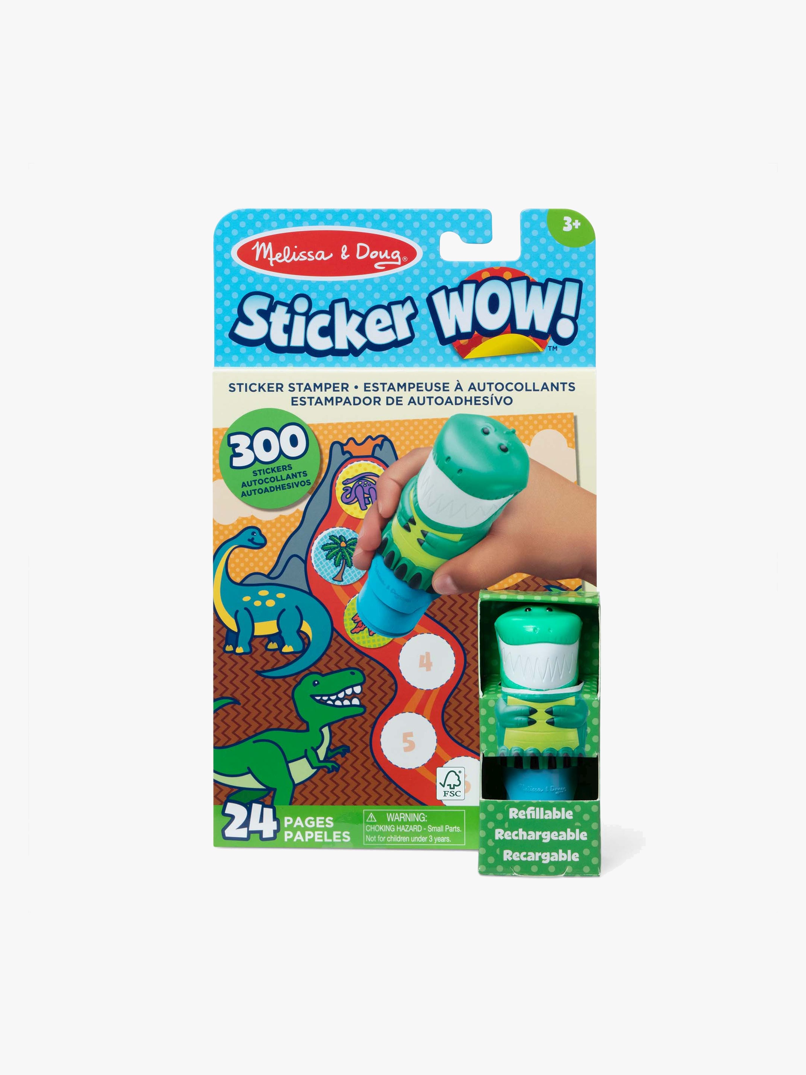 Melissa & Doug Sticker WOW! Aktivitätsbuch Dinosaurier