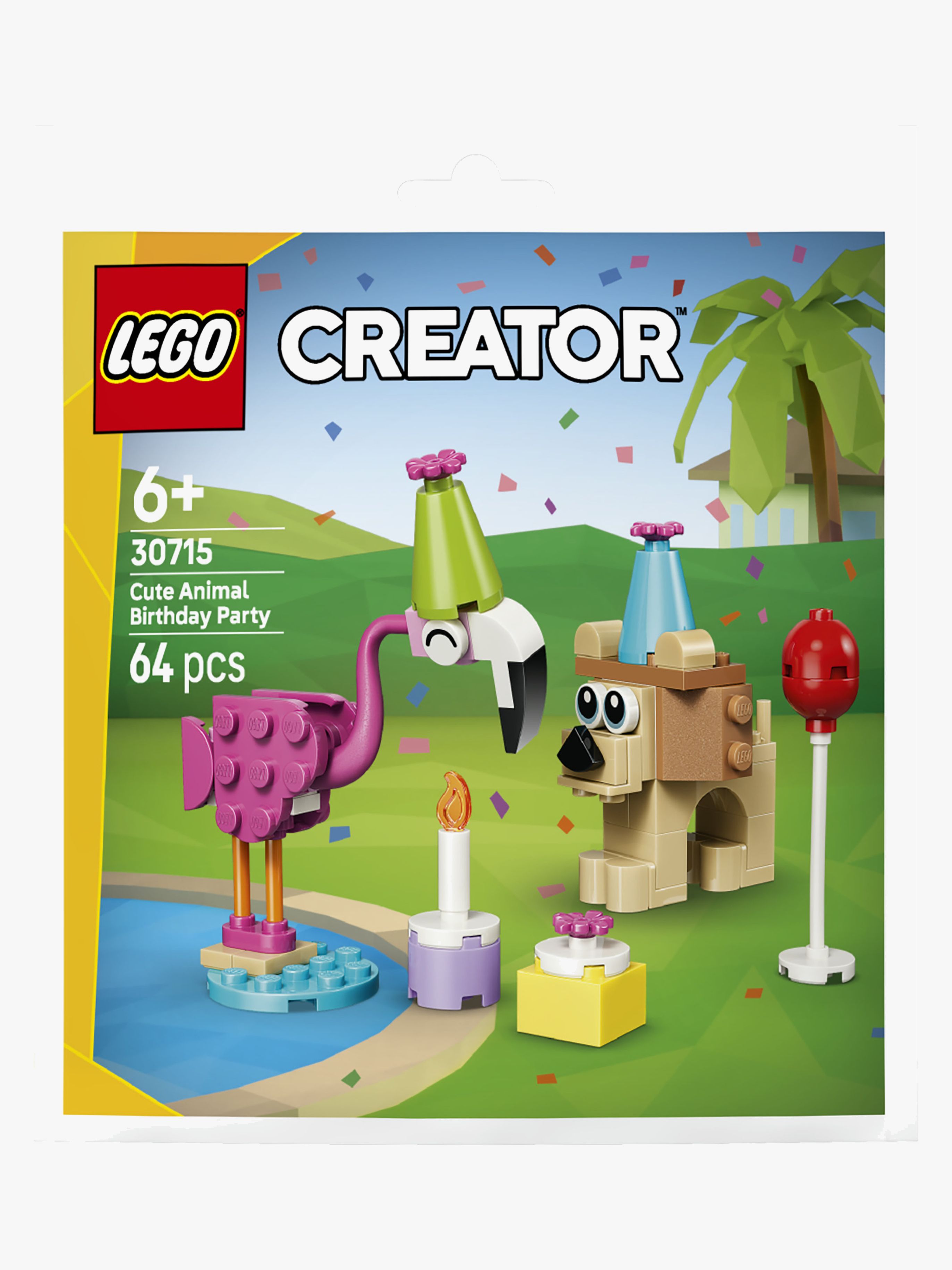 Creator 30715 Niedliche Tiere Feiern Geburtstag