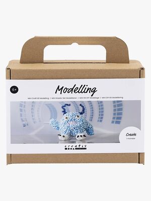 Creativ Company Bastelset Mini Modelliermasse Monster Bobby