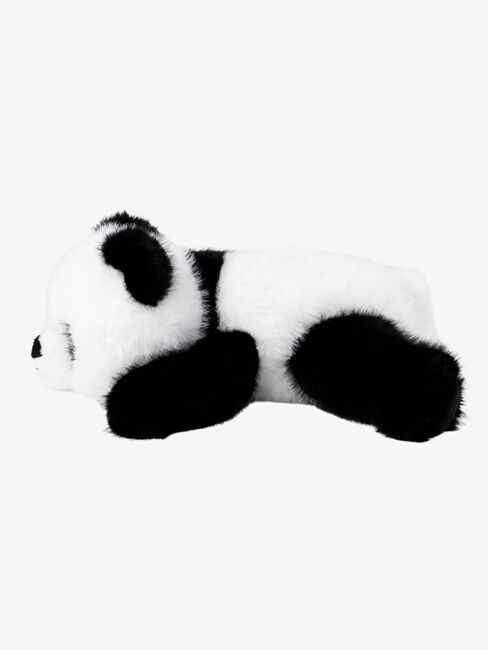 Teddykompaniet Plüschspielzeug Liegender Panda 28 cm, Schwarz/Weiß