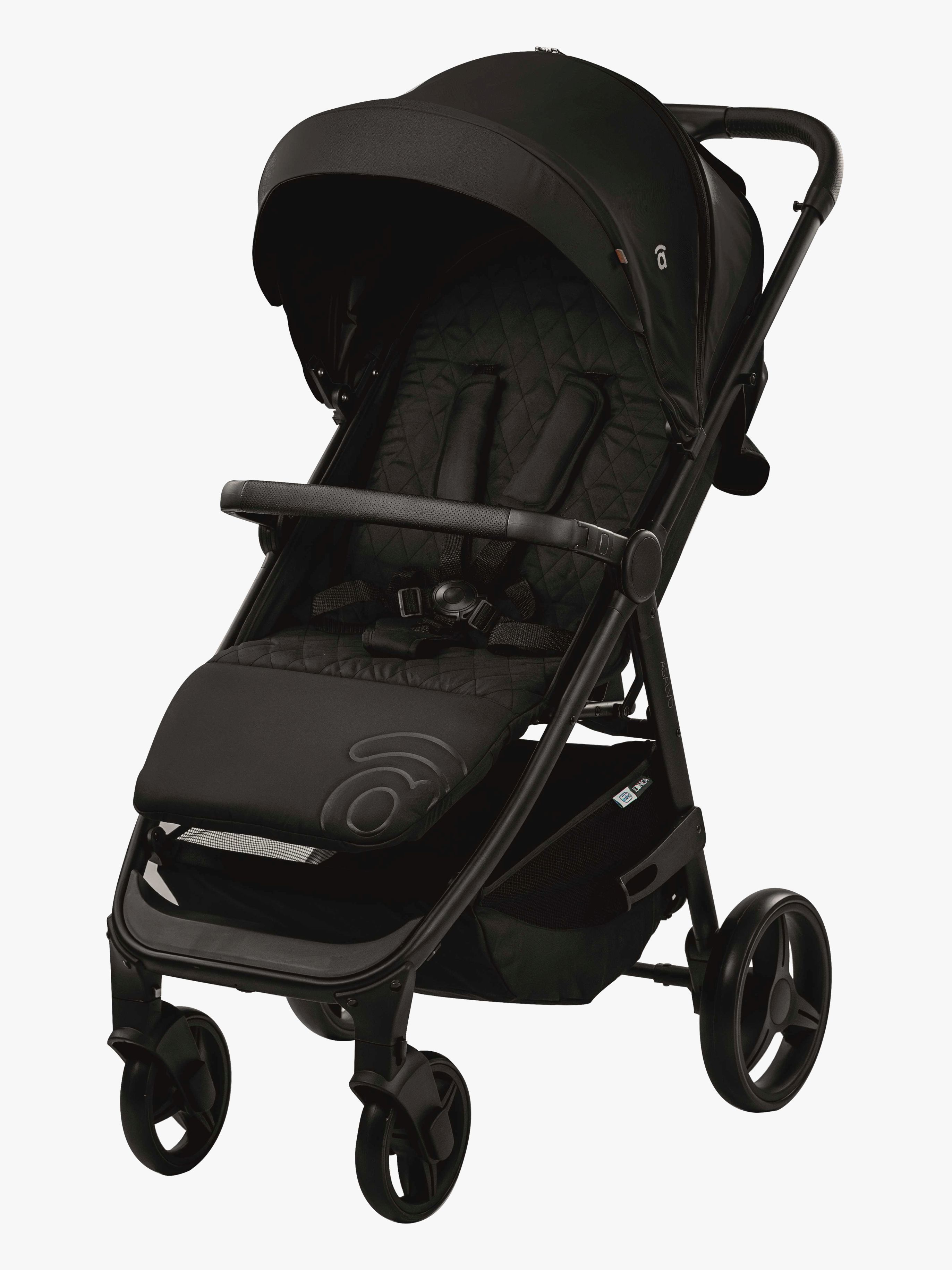Asalvo Iconic Kinderwagen, Black