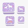 A Little Lovely Company Lunchbox-Set, Unicorn dreams