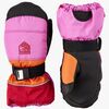 Hestra Kids Czone Fäustlinge, Cerise/Light orange