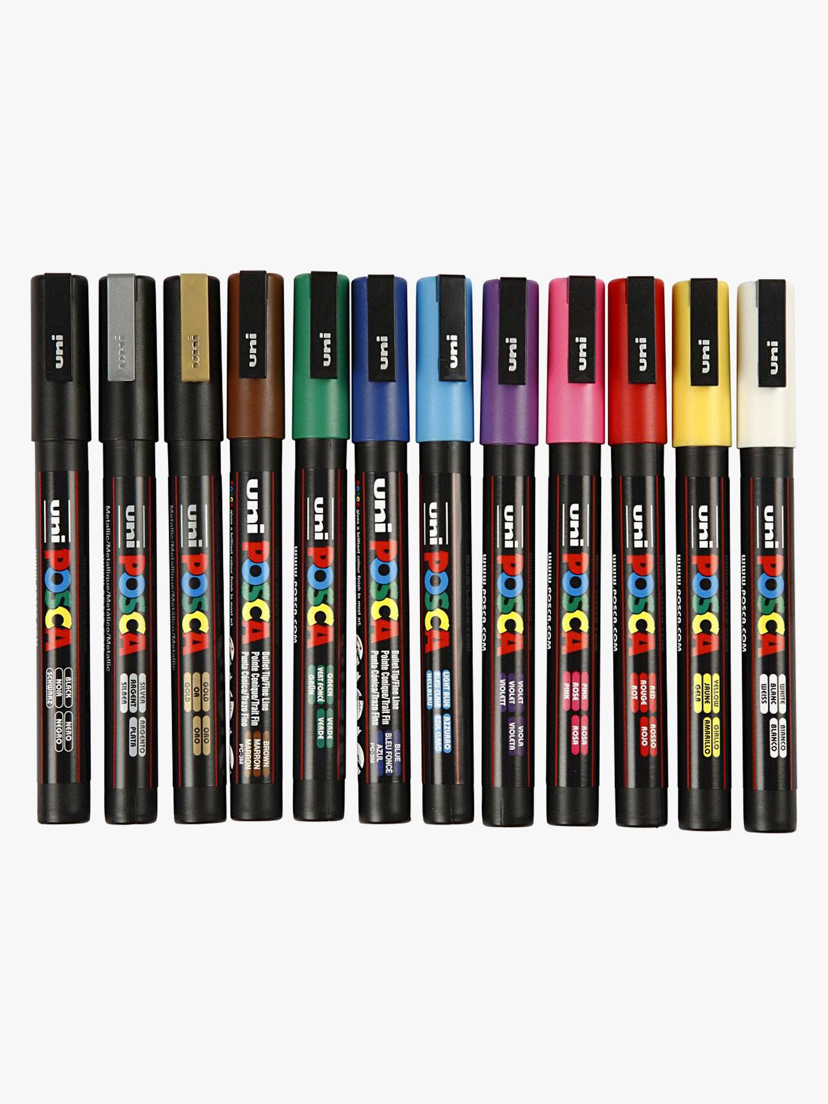 Posca Marker Gemischte Farben 12 Stück