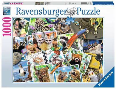 Ravensburger Travellers Animal Journal Puzzle 1000 Teile