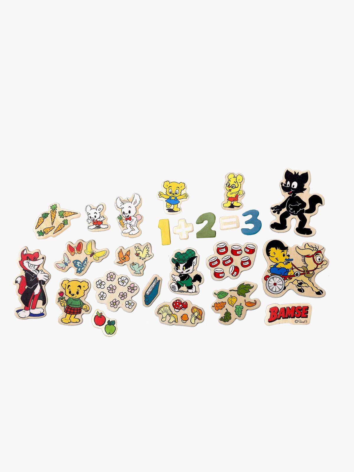 Bamse Magnetziffern und -figuren