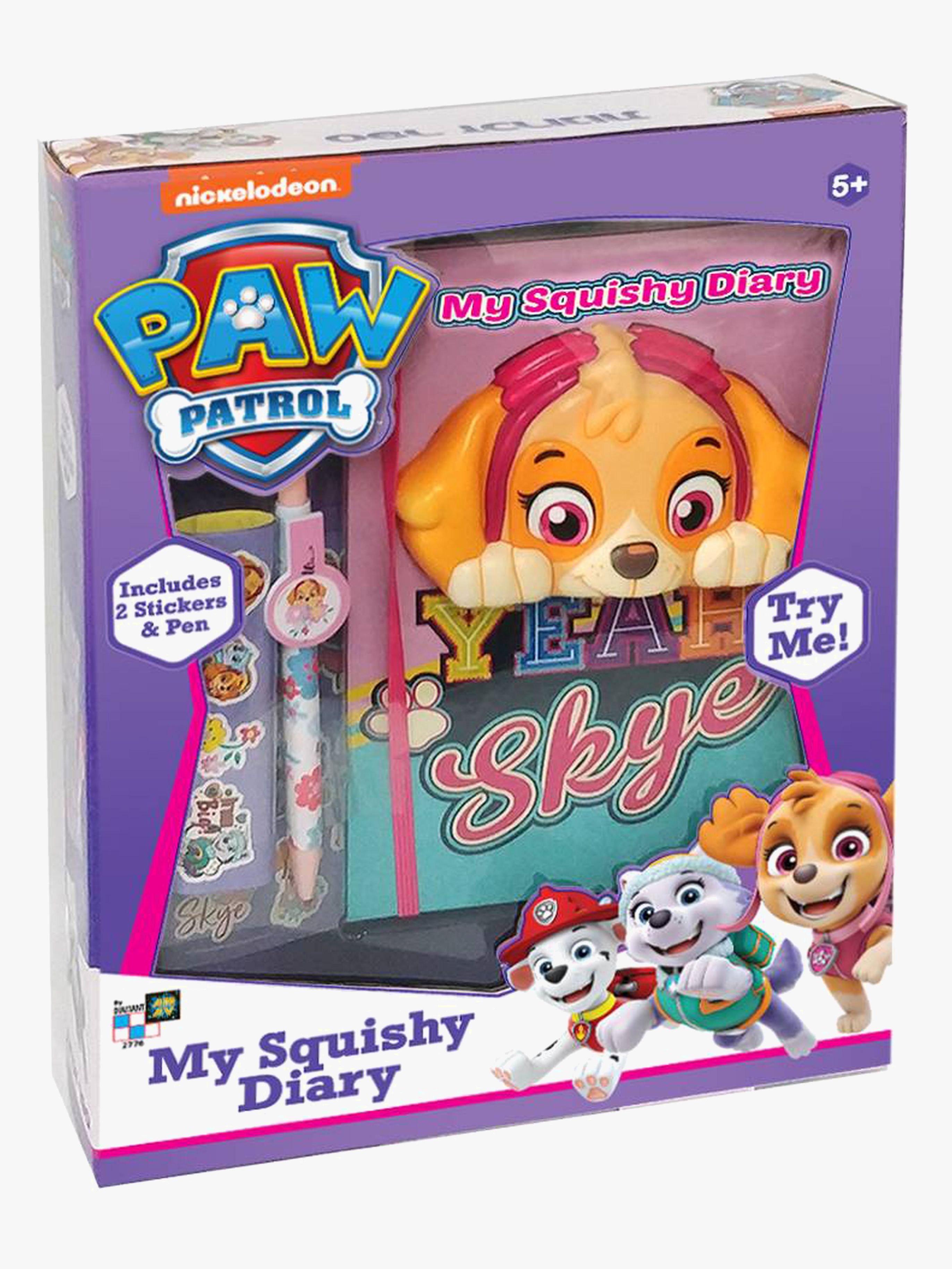 Paw Patrol Tagebuch mit Aufkleber