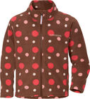 Didriksons Monte Fleecejacke, Small Dotted Brown Print