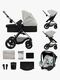 Kinderkraft MOOV 2 XL Air Kombikinderwagen, Moonlight Grey