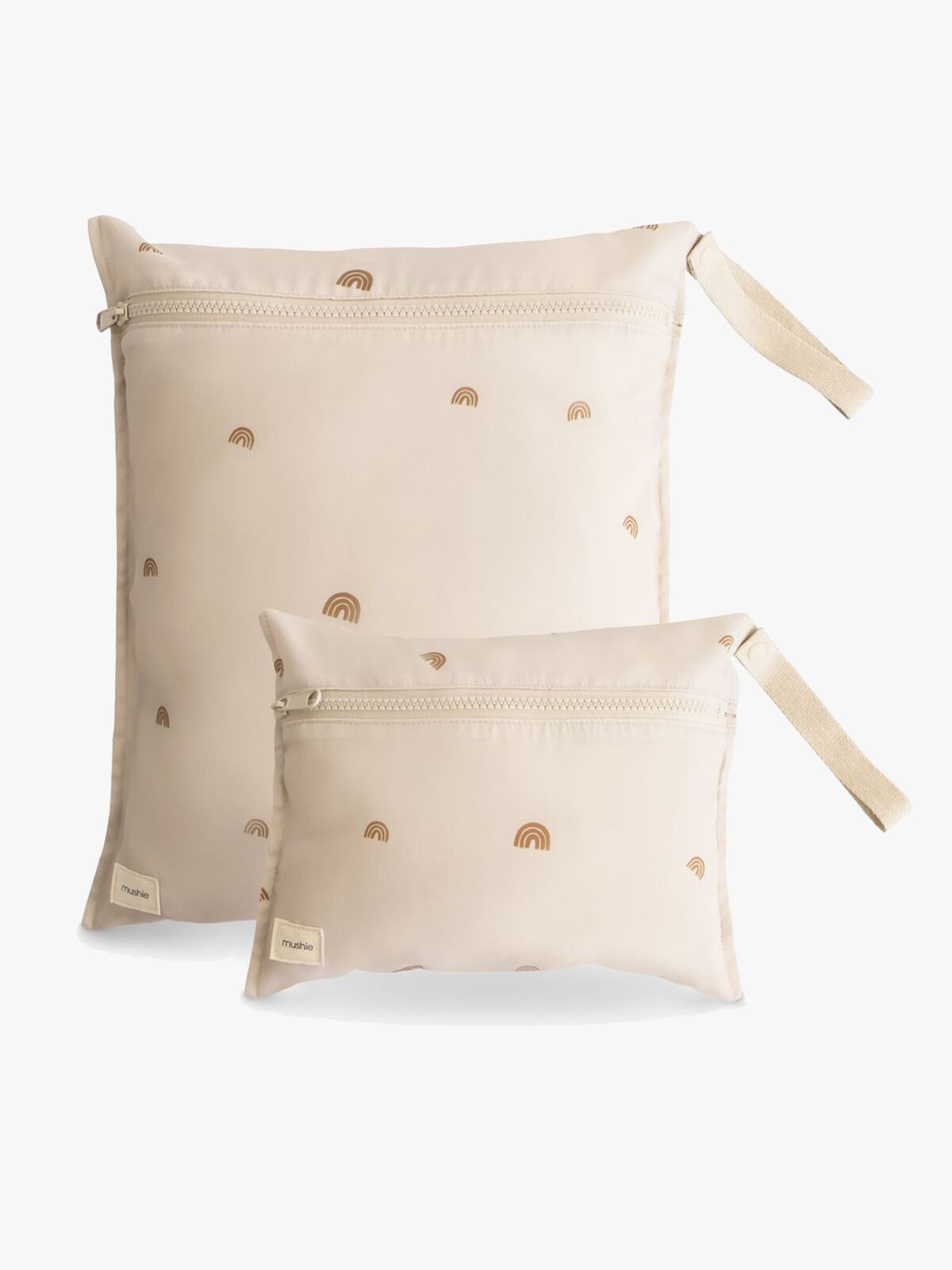 Mushie Wasserdichter Wet Bag 2er-Pack, Rainbow