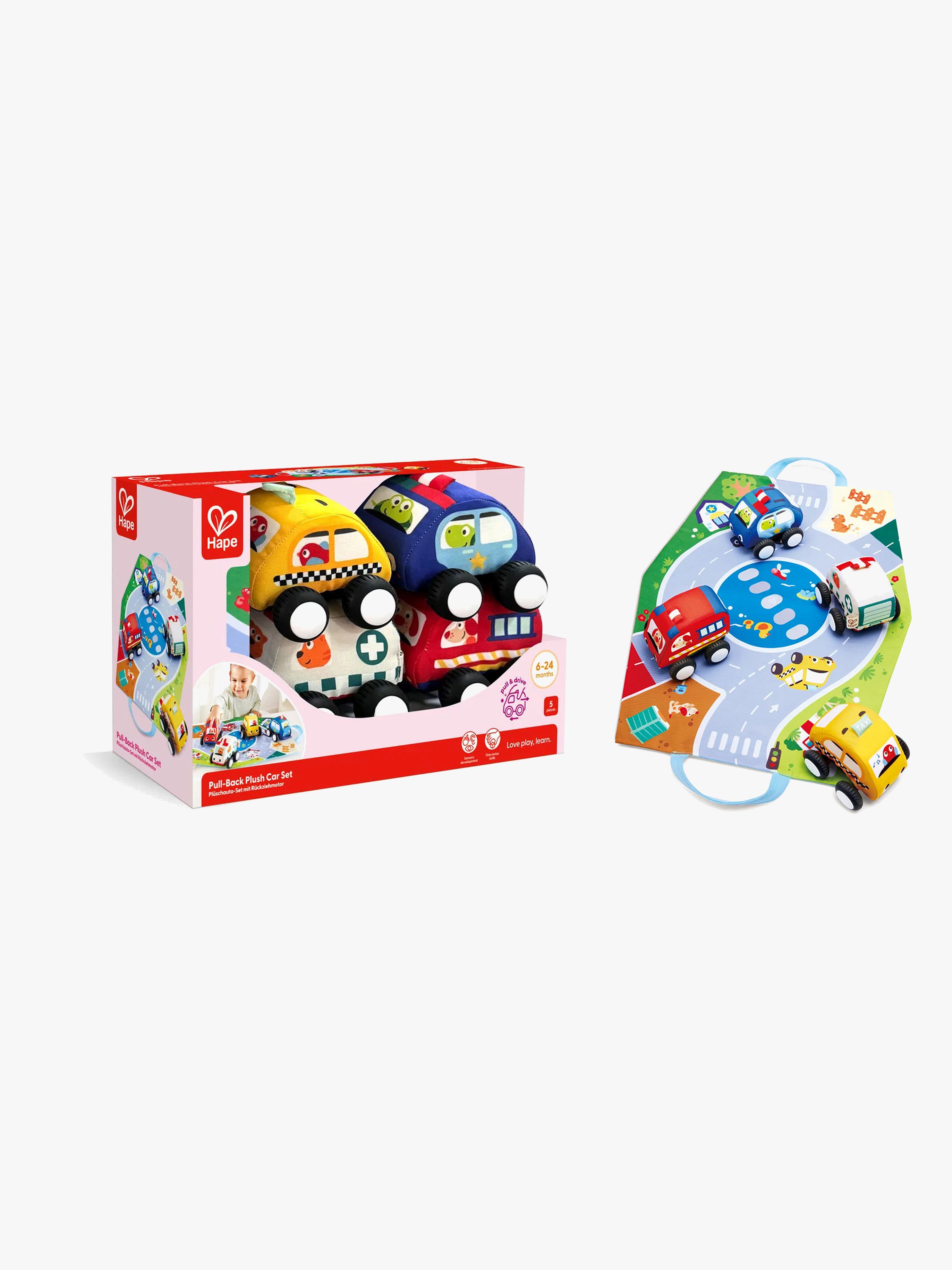 Hape Pull-Back Weiches Autoset