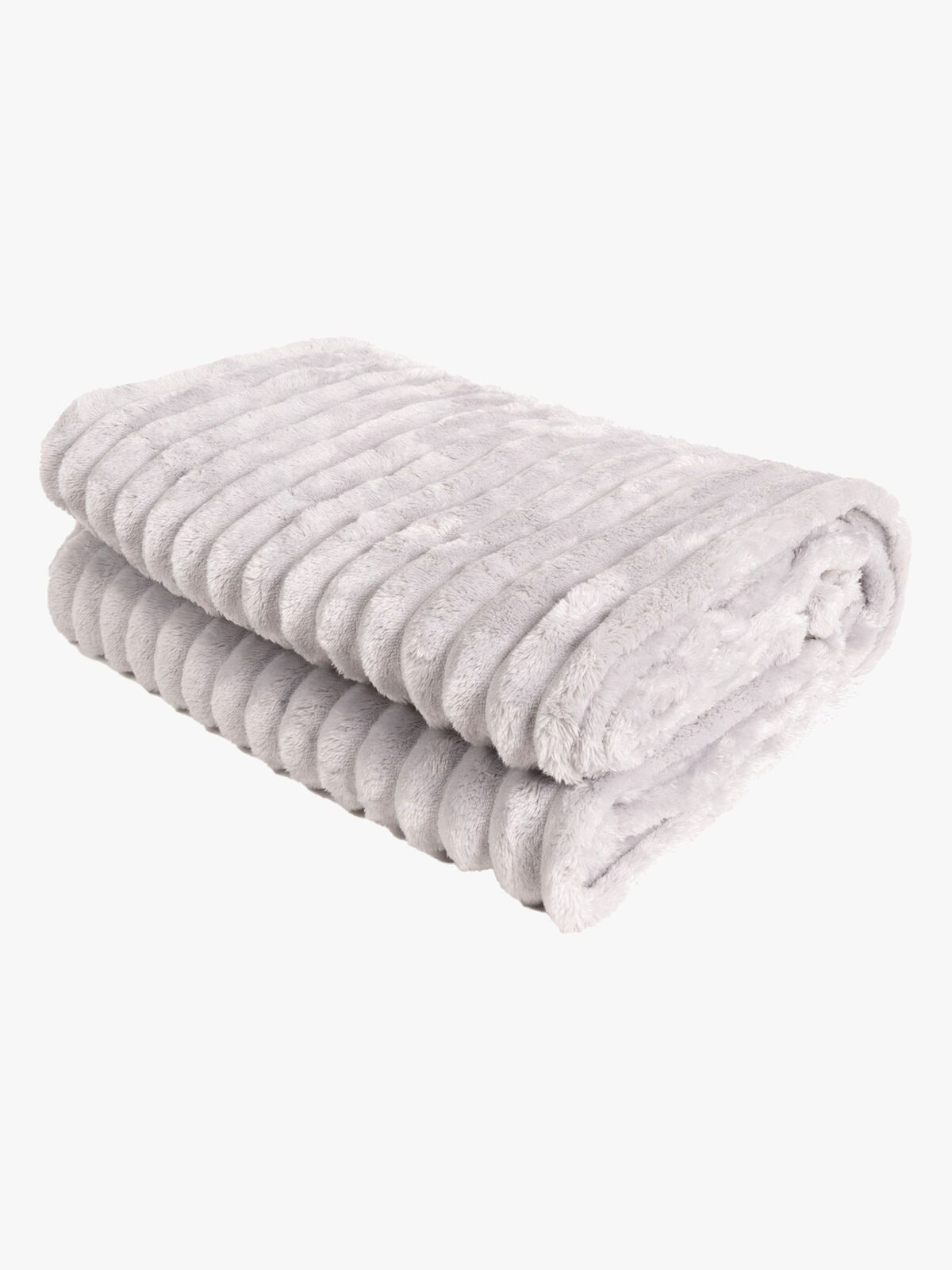 KMCarpets Stripe Decke 130x170, Silber