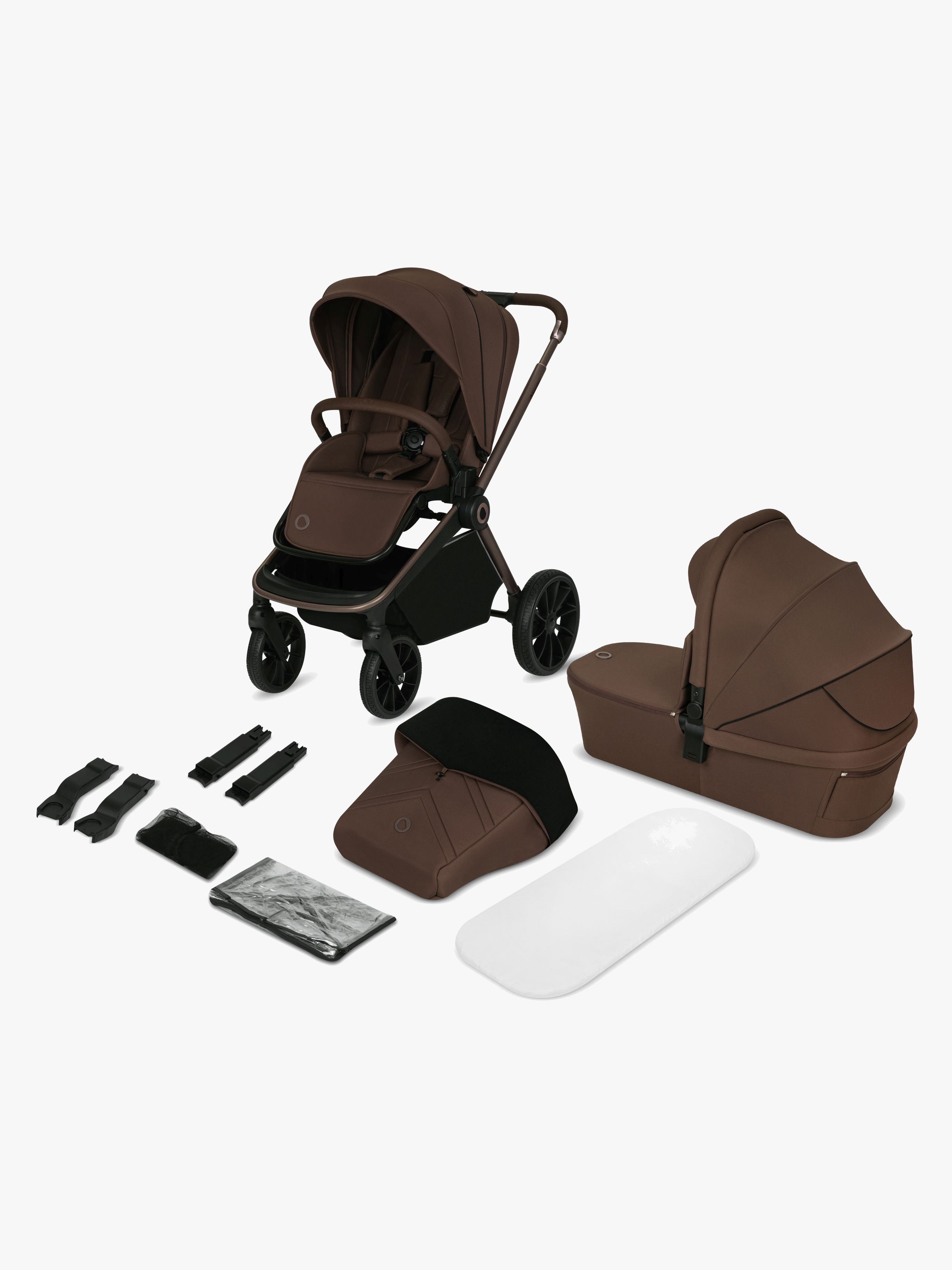 MIKA Plus 2-in-1 Kombikinderwagen, Mocha Mousse