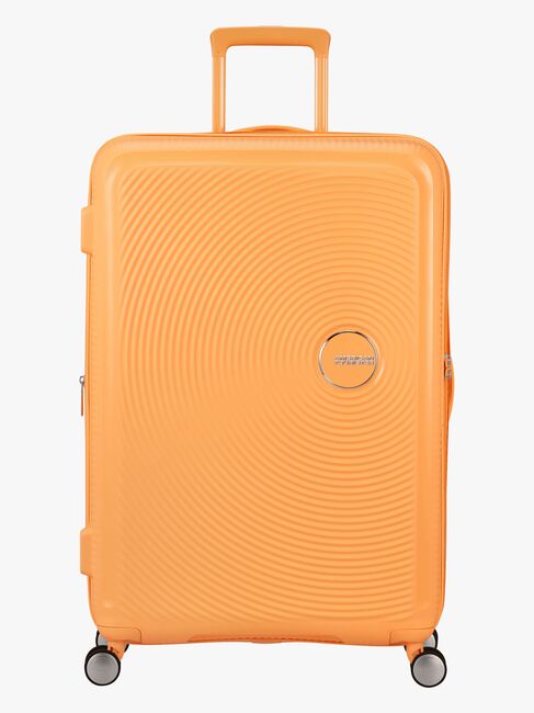 American Tourister Soundbox Spinner Koffer 97-110L, Papaya Pop