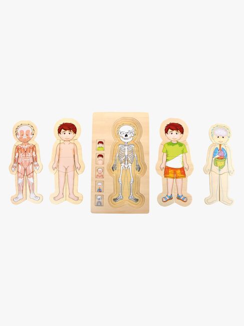 Small Foot Puzzle Anatomie, Grün