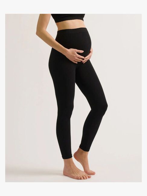 Cache Coeur ZOE SEAMLESS Umstandsleggings, Black