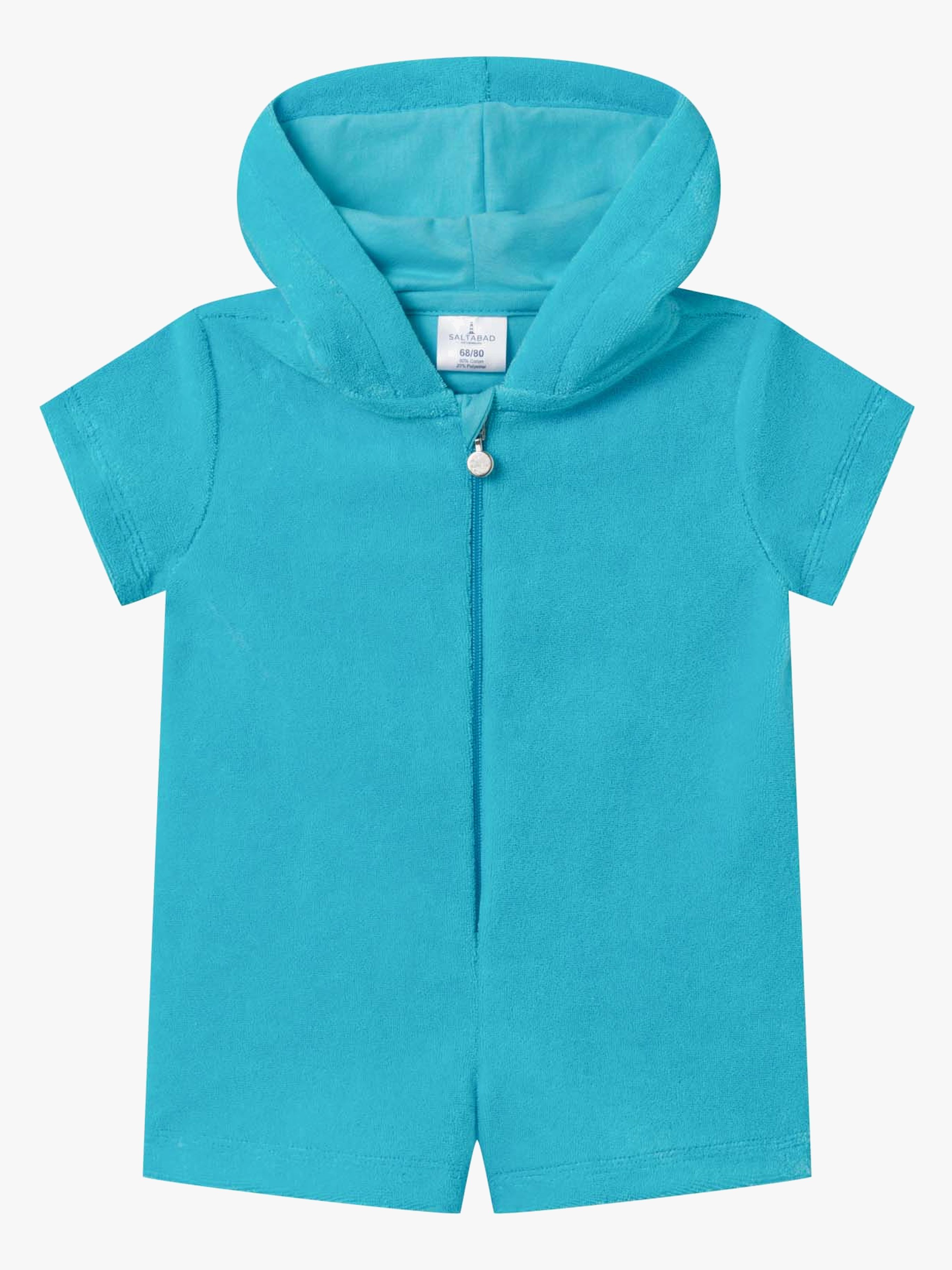 Charlie Frottee Jumpsuit, Türkis, 68-80