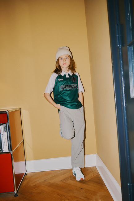 Hummel JR Loose Tiger Soccer T-Shirt, June Bug