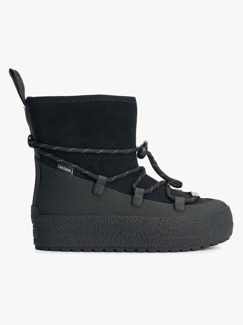 Tretorn Aspa Hybrid Jr Winterstiefel, Jet Black