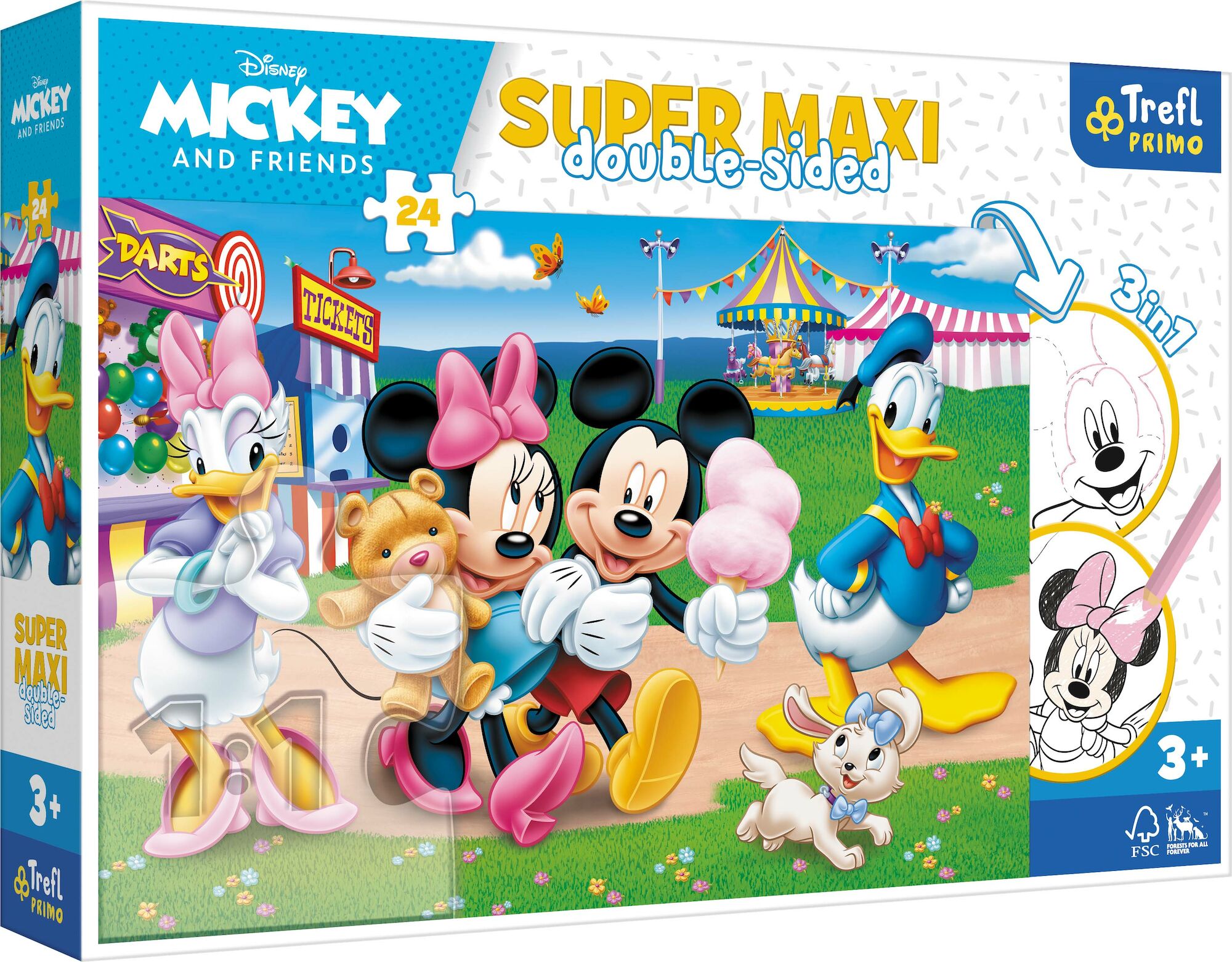 Trefl Primo Micky Maus Super Maxi Puzzle 24 Teile